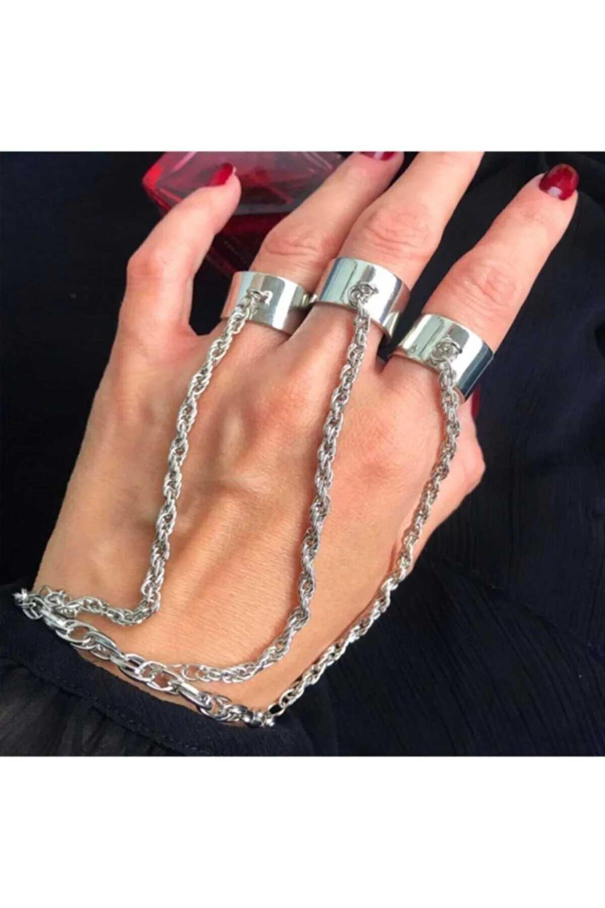 ست 3 عددی دستبند و حلقه زنانه ش.1011 کد.1121