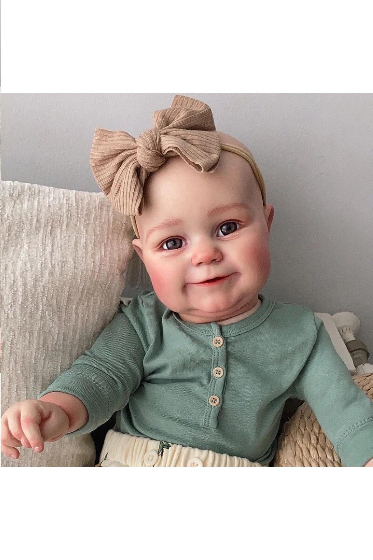 عروسک سیلیکونی نوزاد دختر کد.1010
