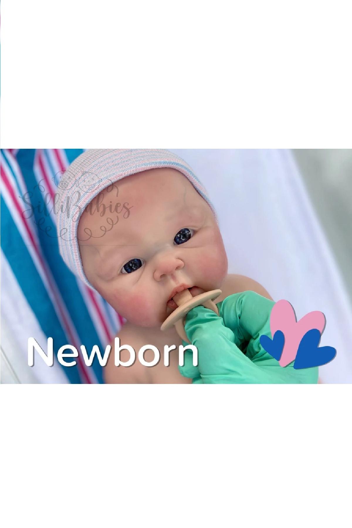عروسک سیلیکونی نوزاد دختر کد.1013
