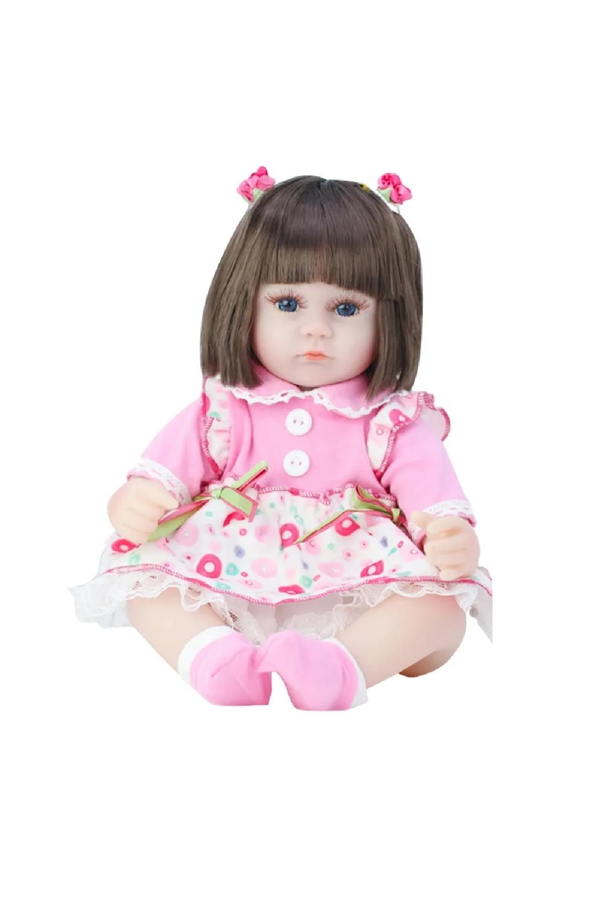 عروسک سیلیکونی نوزاد دختر 42 سانتی متری کد.1032