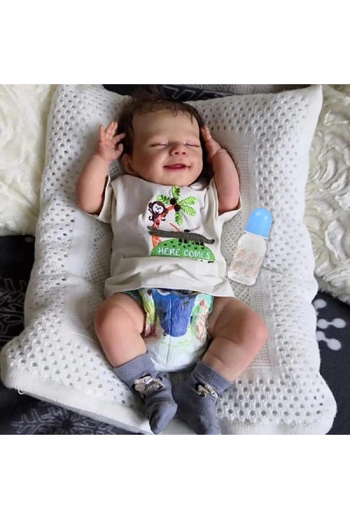 عروسک سیلیکونی نوزاد 1 ساله پسر کد.1033