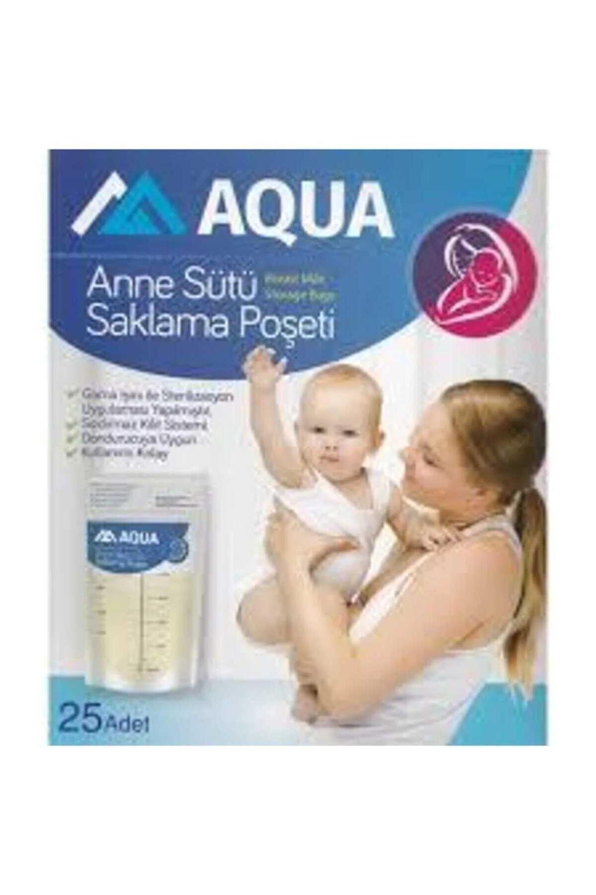 کیسه نگهداری شیر مادر 25 عددی Aqua کد.1001