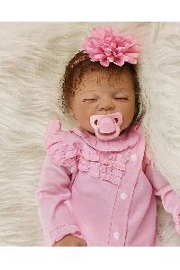عروسک سیلیکونی نوزاد دختر طبیعی کد.1025
