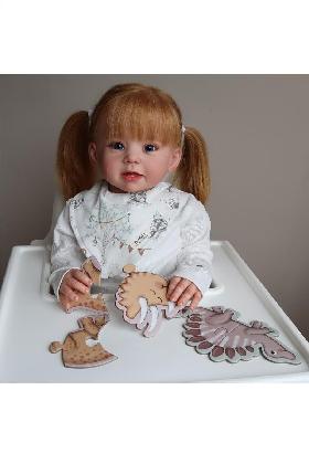 عروسک سیلیکونی کودک دختر کد.1007