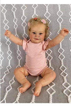 عروسک سیلیکونی نوزاد دختر کد.1008