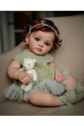 عروسک سیلیکونی نوزاد دختر کد.1029