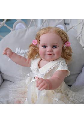 عروسک سیلیکونی دست ساز کودک دختر کد.1043